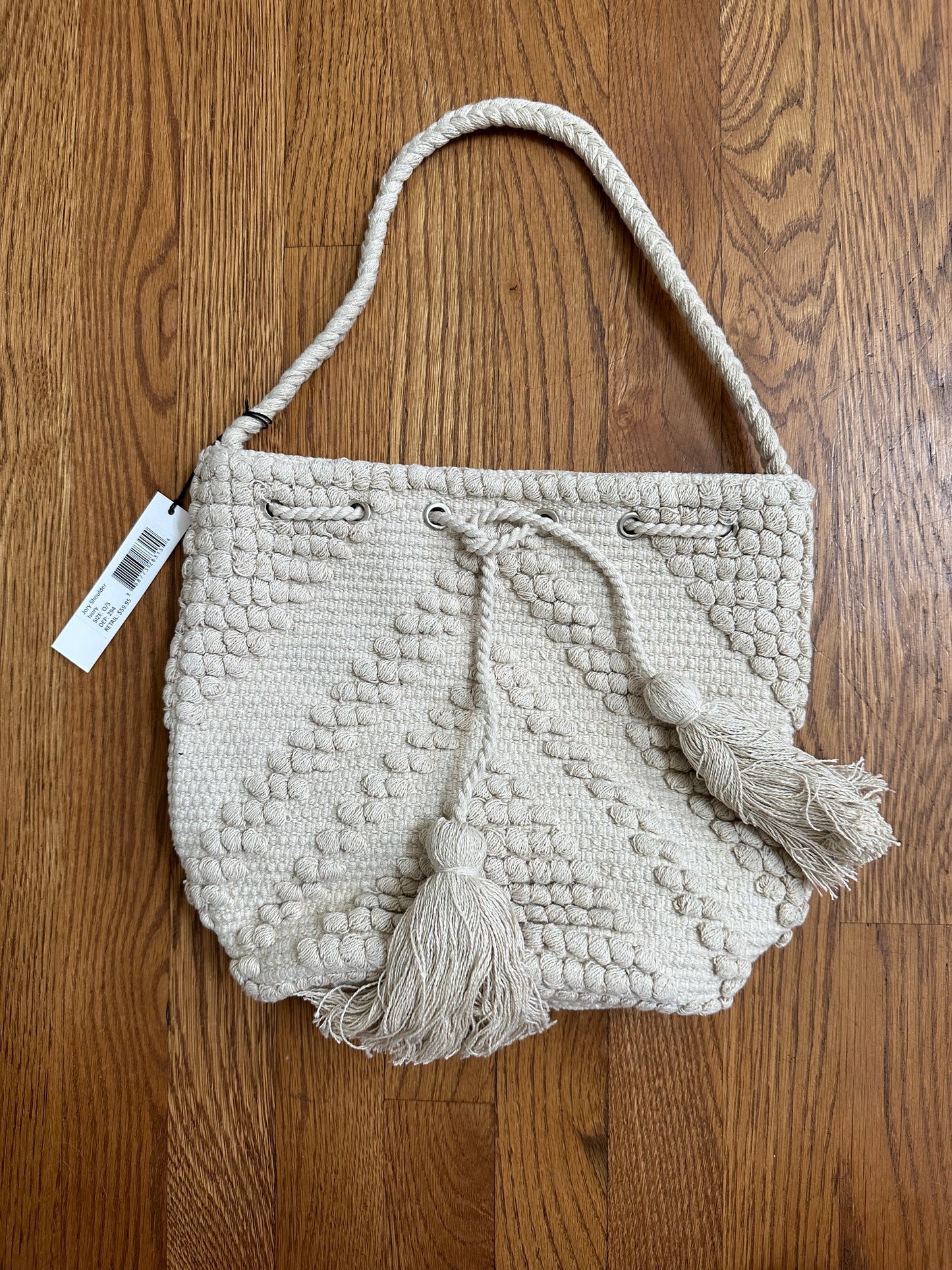 #72A *REDUCED* NWT Sole Society Jory Shoulder Bag, Ivory