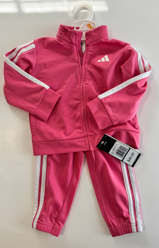 Seller #29 NWT Adidas 12 Months Girls Pink Sweatsuit