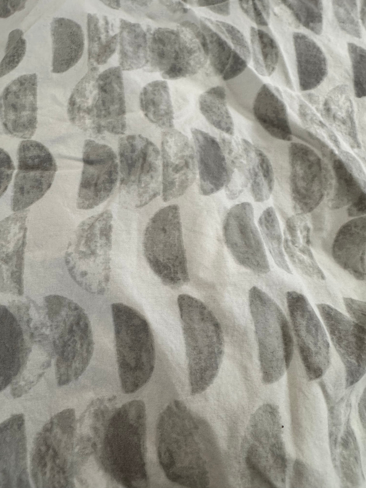 Seller #29 West Elm x Pottery Barn Kids Half Moon Gray and White Crib Sheet