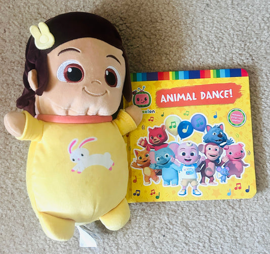 #15 Cocomelon HugMee and Book Bundle