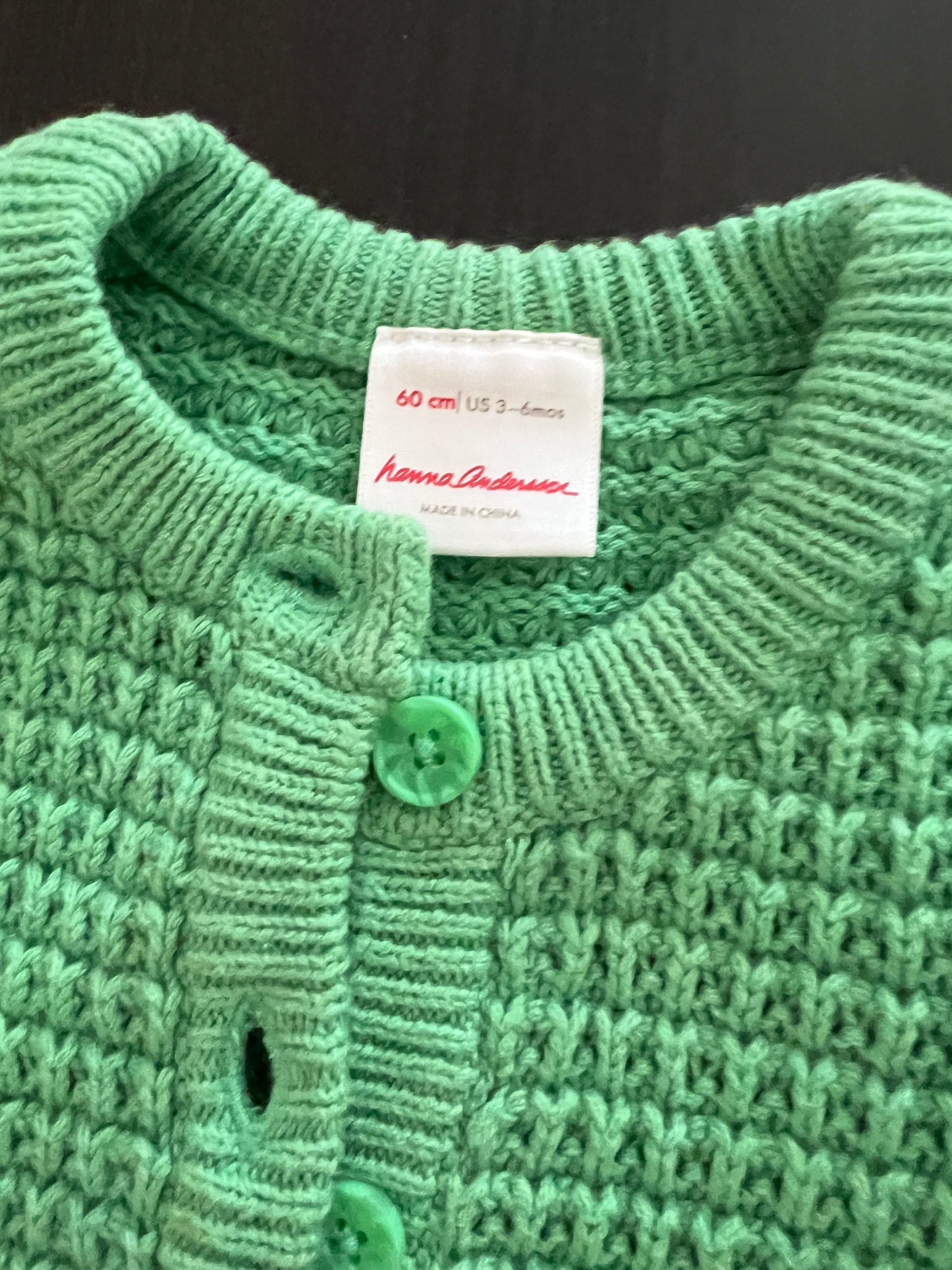 Hanna Andersson Cardigan 3-6mo VGUC Girl