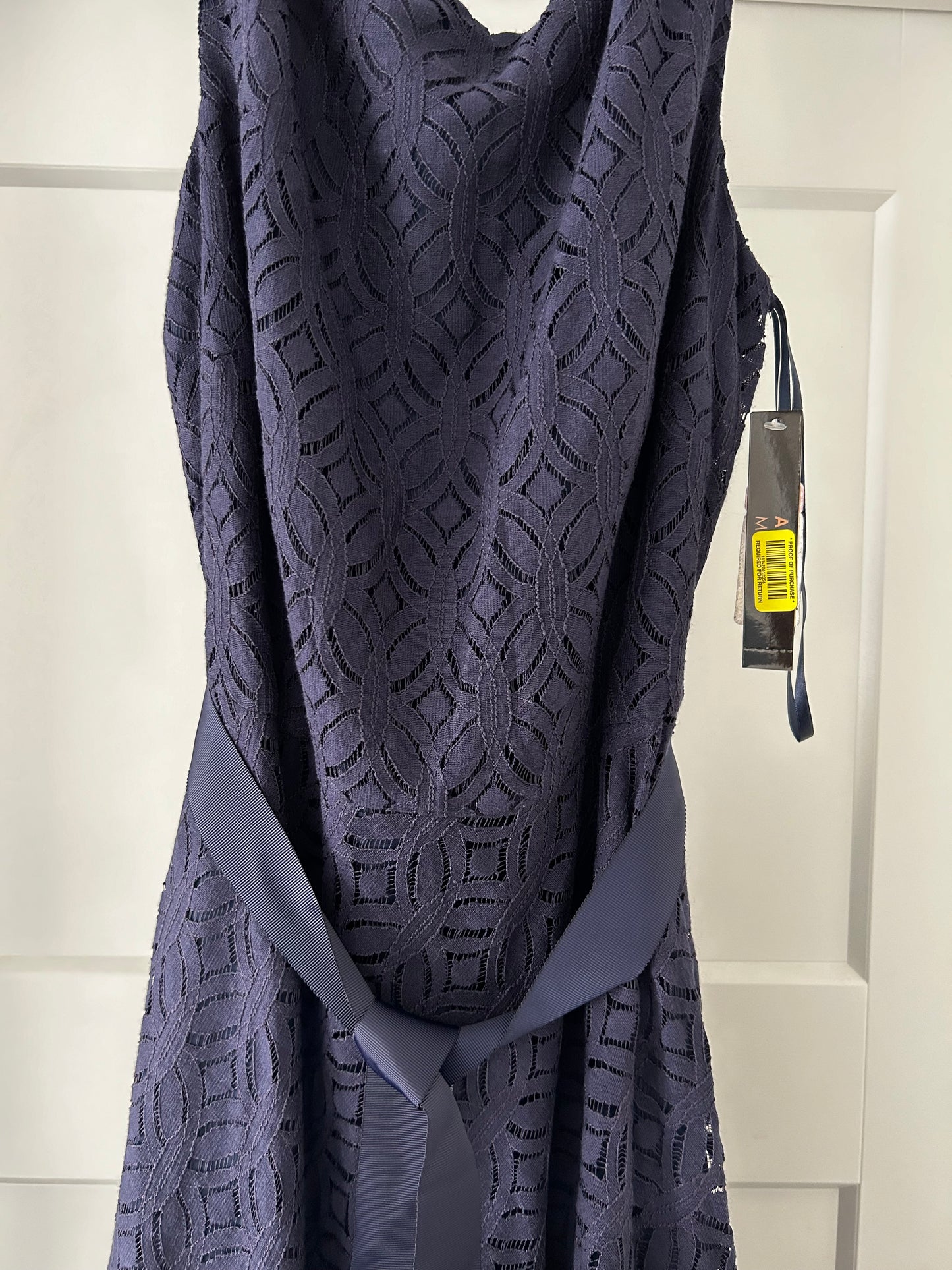 NWT Size 12 Women's Navy Lace Dress - Alex Marie