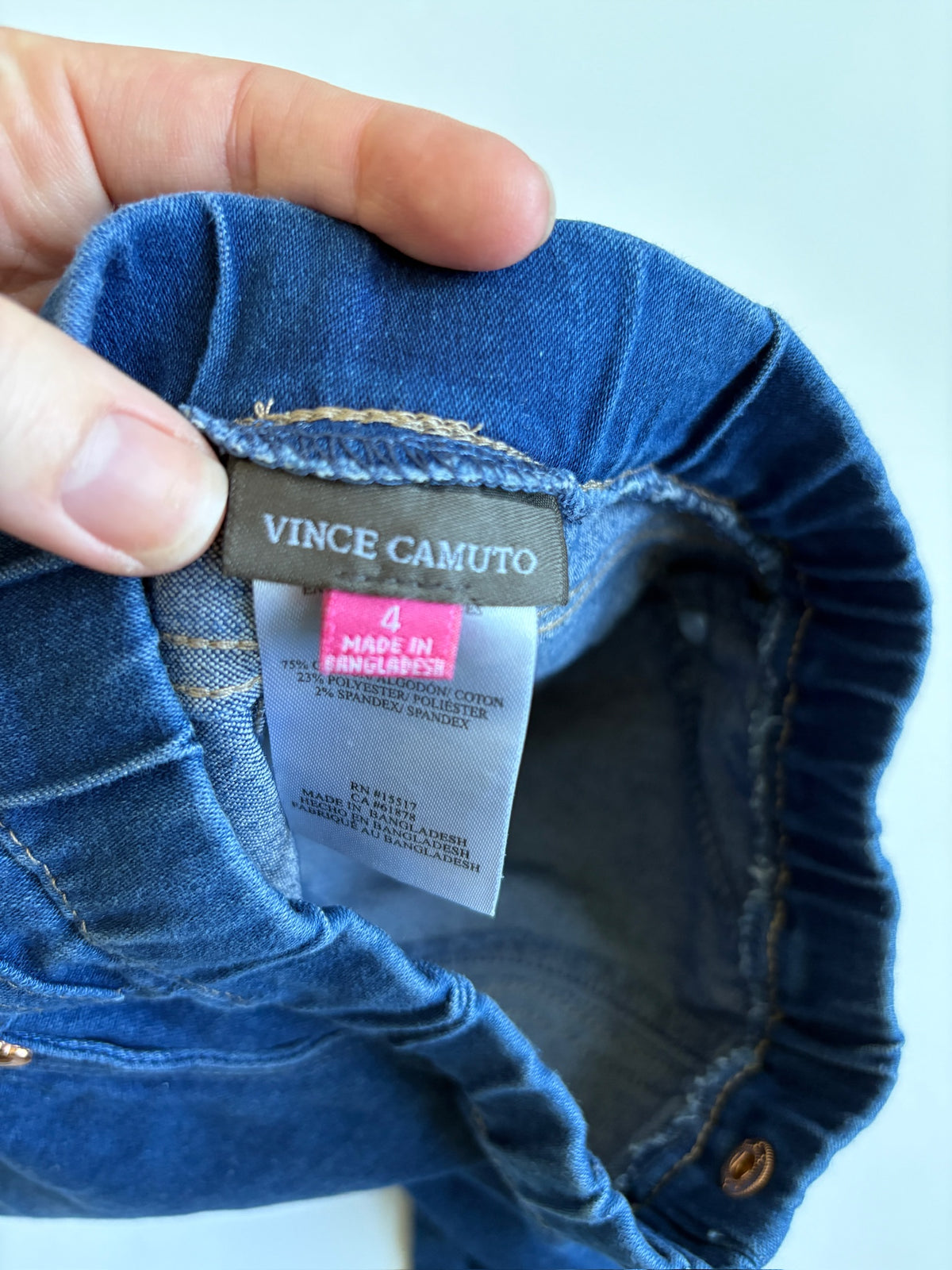Seller #105 - Girls 4T Vince Camuto Skinny Jeans VGUC
