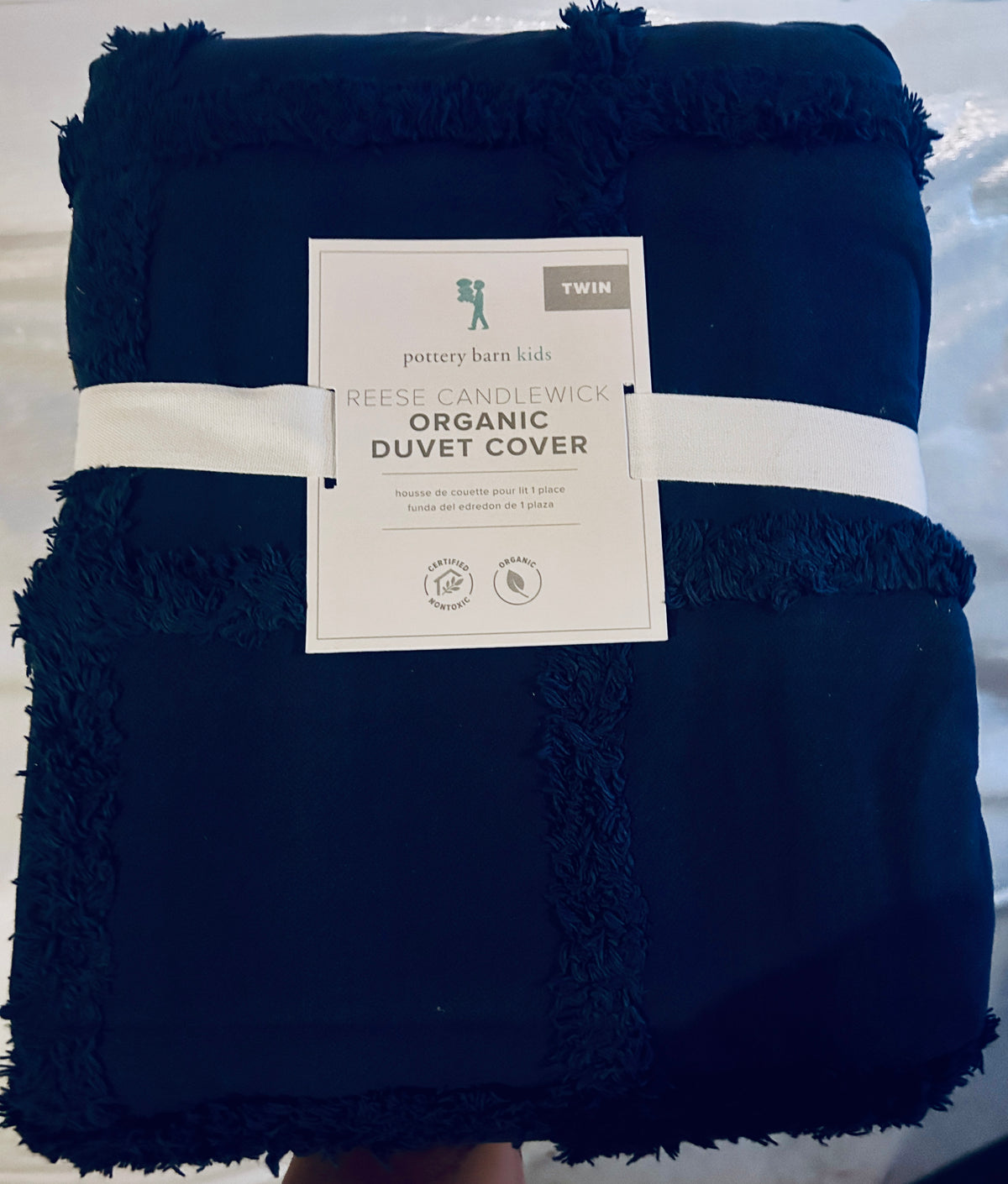 #15 Pottery Barn NWT Navy Twin Duvet Cover