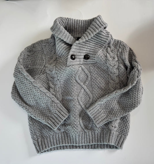 Seller #29 Janie and Jack 18-24 Months Boys Gray Cowl Neck Sweater