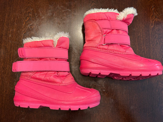 Seller #18 Reduced! Cat & Jack Pink Snow Boots girls size 12