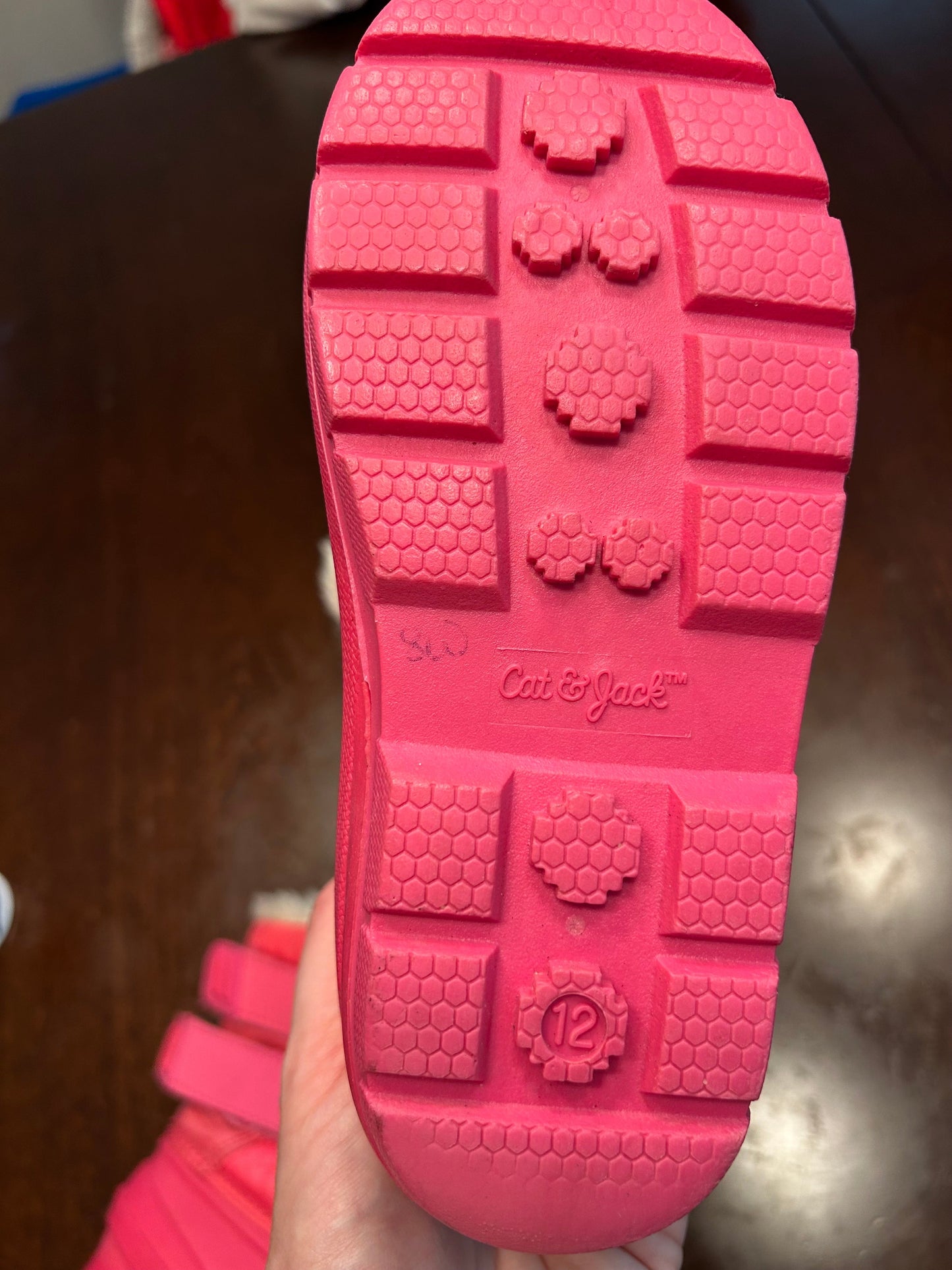 Seller #18 Reduced! Cat & Jack Pink Snow Boots girls size 12
