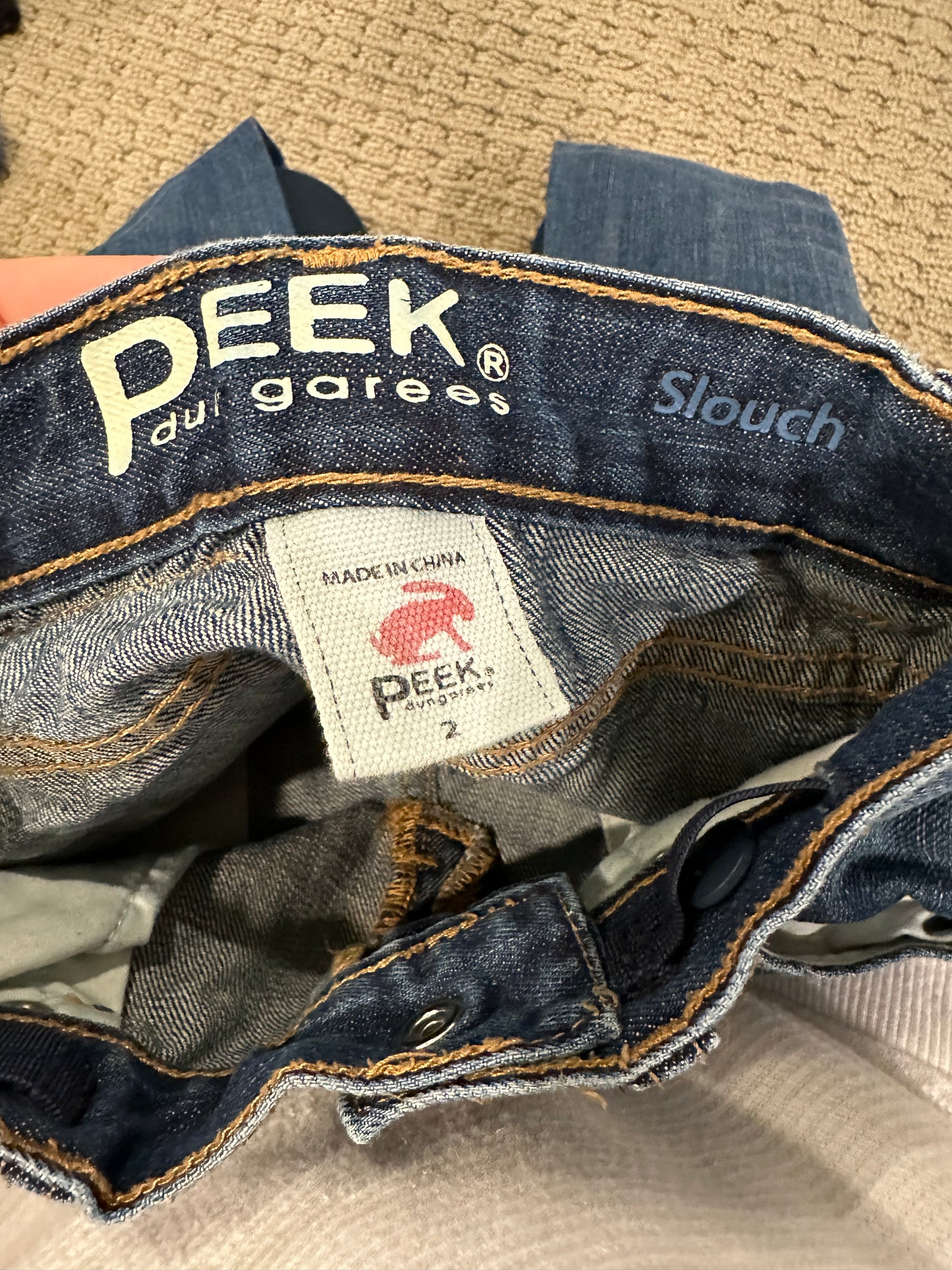 #43 Peek jeans size2