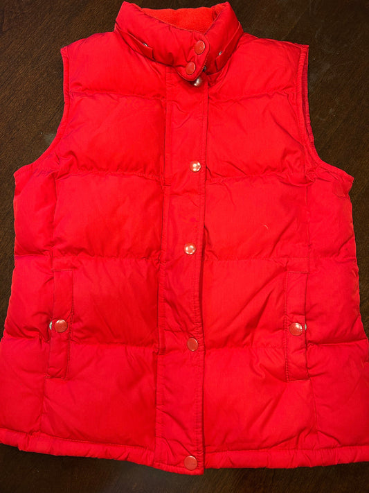 Reduced! Seller #18 Gap red puffer vest women’s size XS