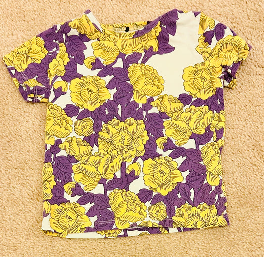#15 Mini Rodini 2-3Y Peonies Shirt