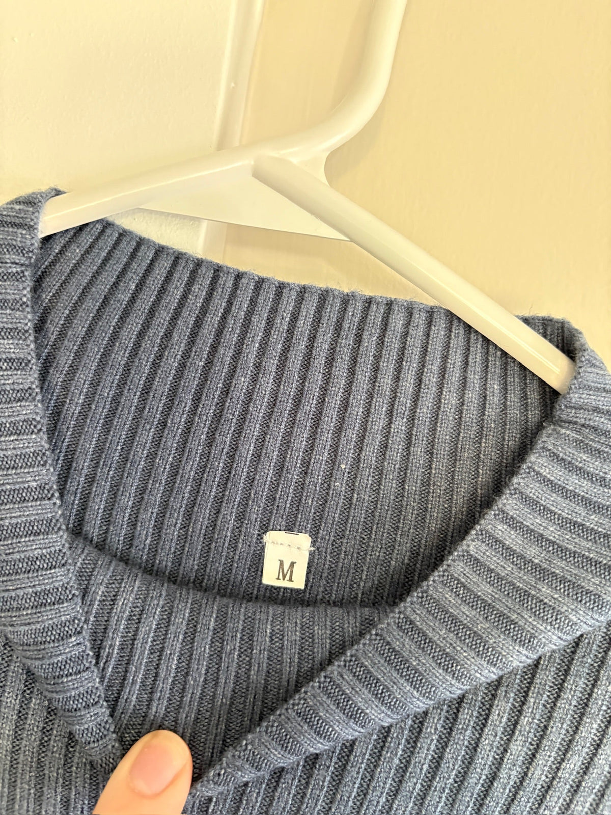 Seller #105 - Women's Medium Blue Sweater Dress VGUC