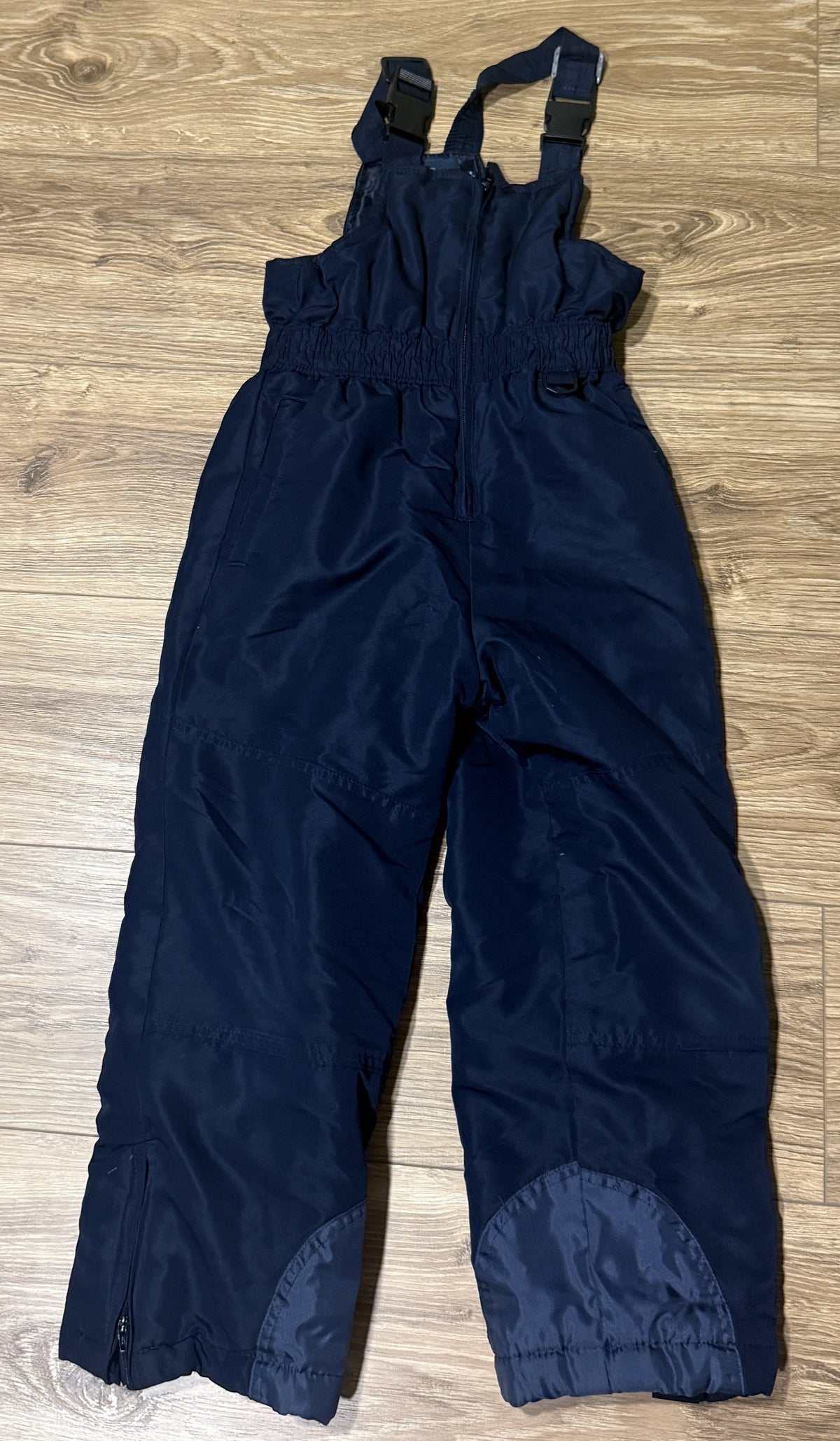 Seller #100 Boys Size S 6/7 Faded Glory Navy Blue Snow Bibs