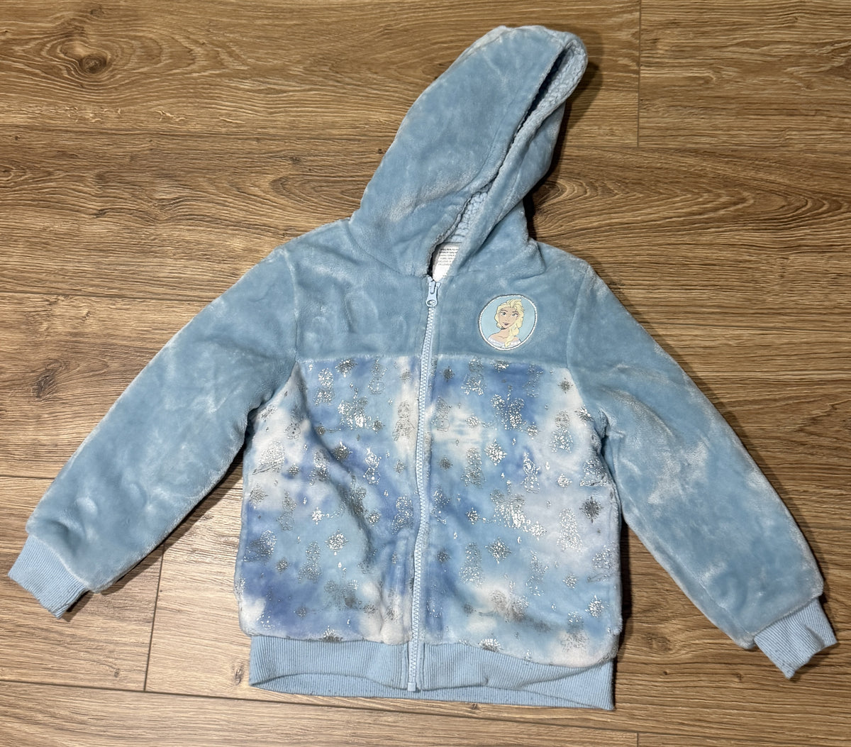 Seller #100 Girls Size 6 Frozen Sherpa Lined Zip Up Jacket