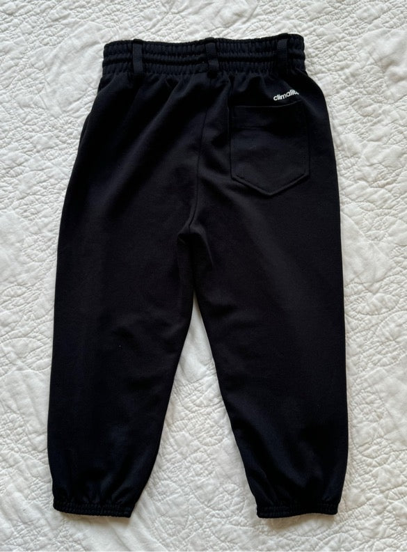 #35 Boys Adidas Black Baseball Pants, size XS