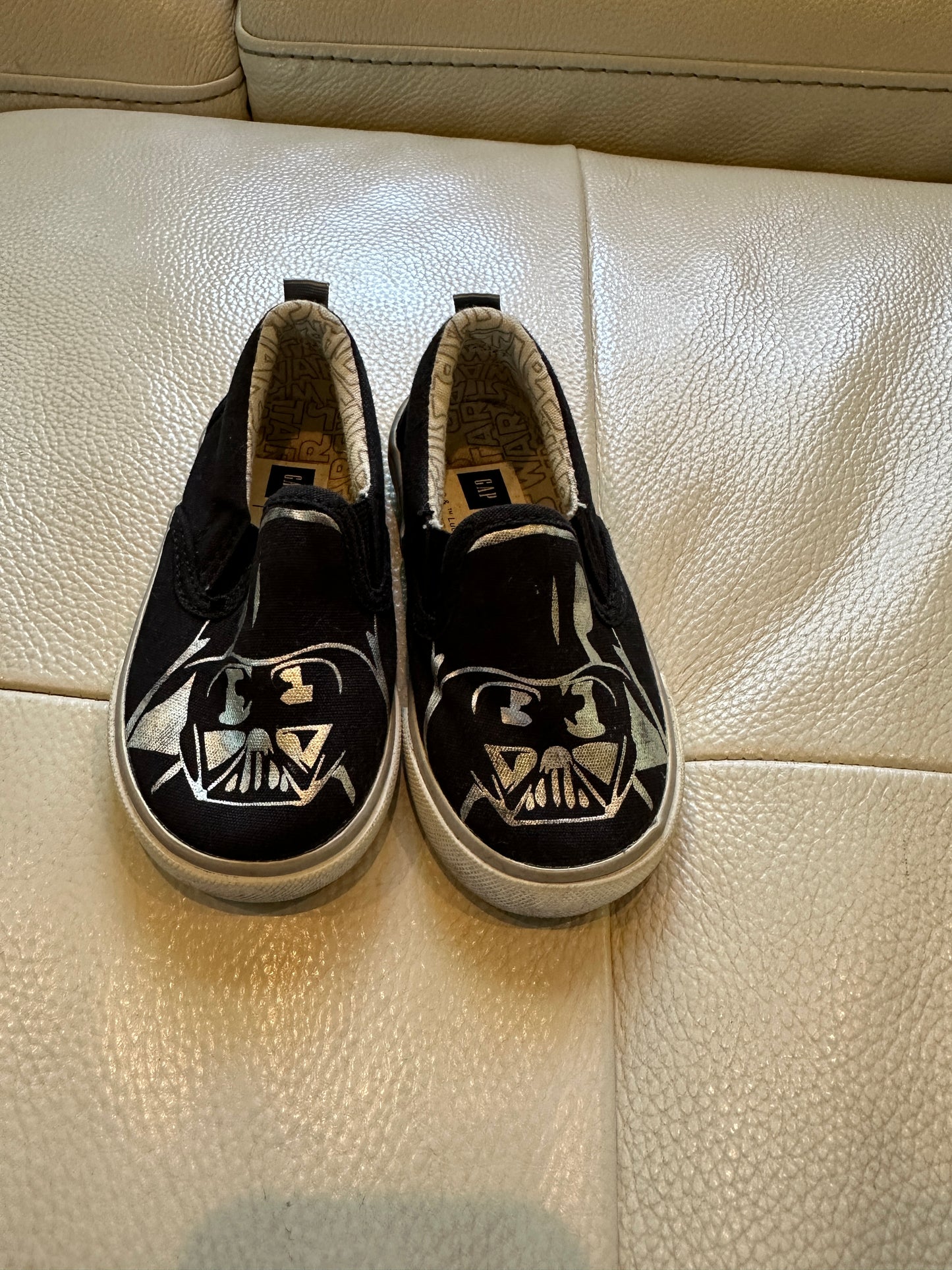 #43 size 6 Star Wars Gap slip on shoes