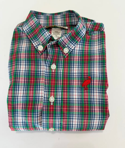 Seller #29 The Beaufort Bonnet Company 3T Boys Plaid Button Down Shirt