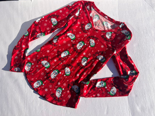 #78 Women's Small No Boundaries santa top