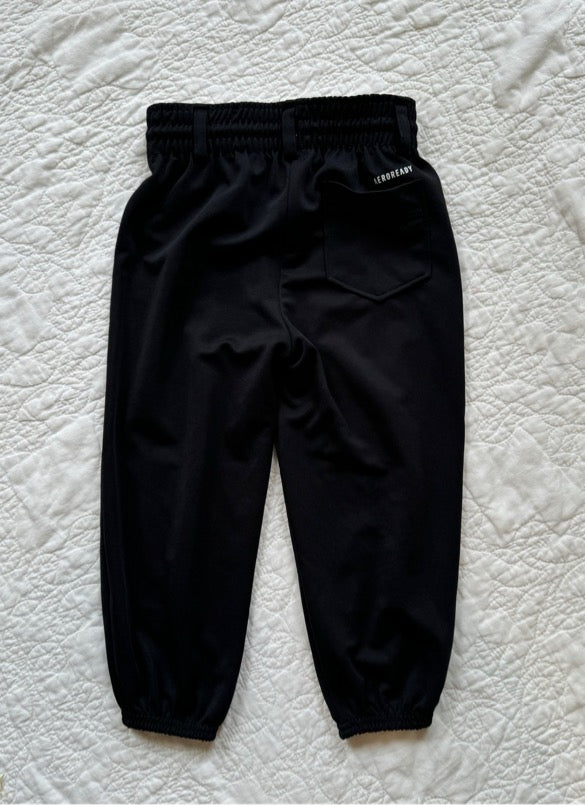 #35 Boys Adidas Black Baseball Pants, size XS