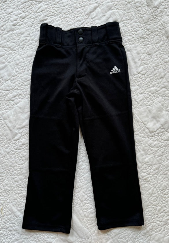 #35 Boys Adidas Climalite Black Baseball Pants, Size XXS