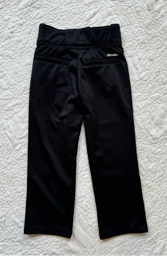 #35 Boys Adidas Climalite Black Baseball Pants, Size XXS