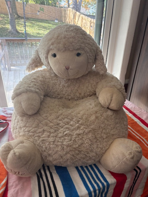 #36 PotteryBarn Babystyle Lamb Baby Chair