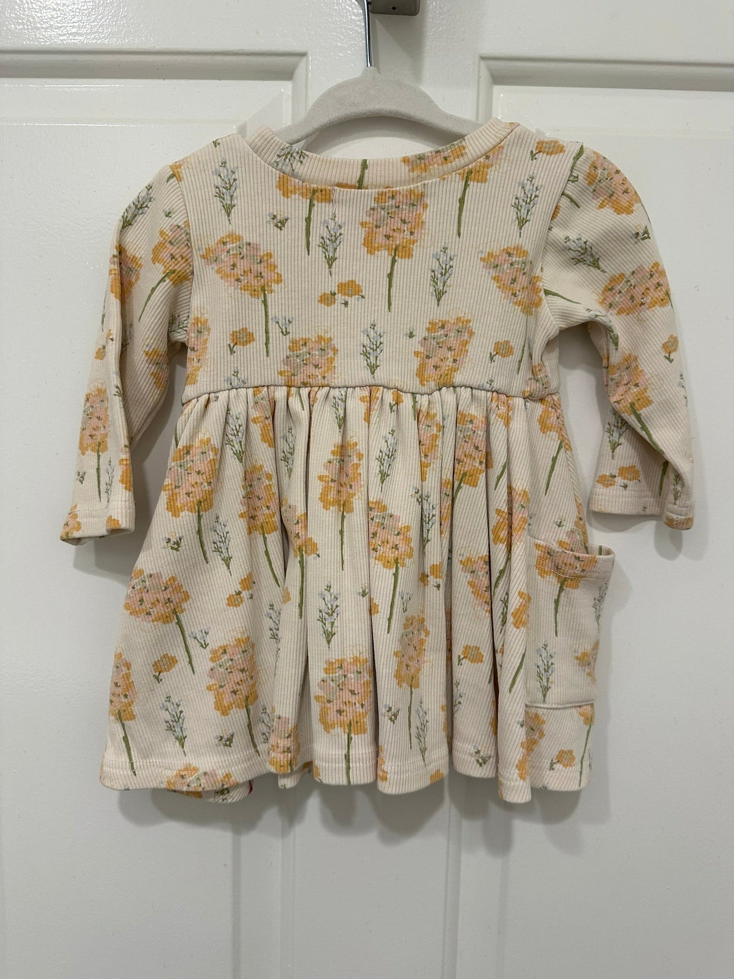 #85 SweetHoney Floral Dress tunic, Infant girls 12m