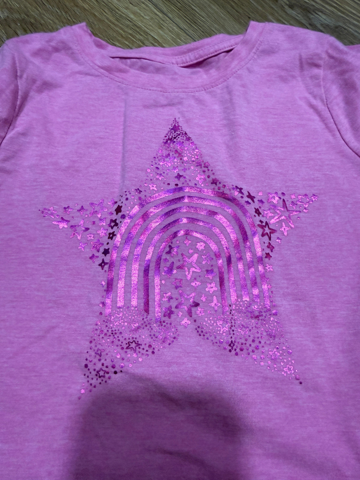 Seller #100 Girls Size 6/6X Cat and Jack Long Sleeve Bundle (Panda and Pink Stars)