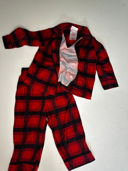 Seller #40 Wondershop flannel buffalo check pajamas size 18 month