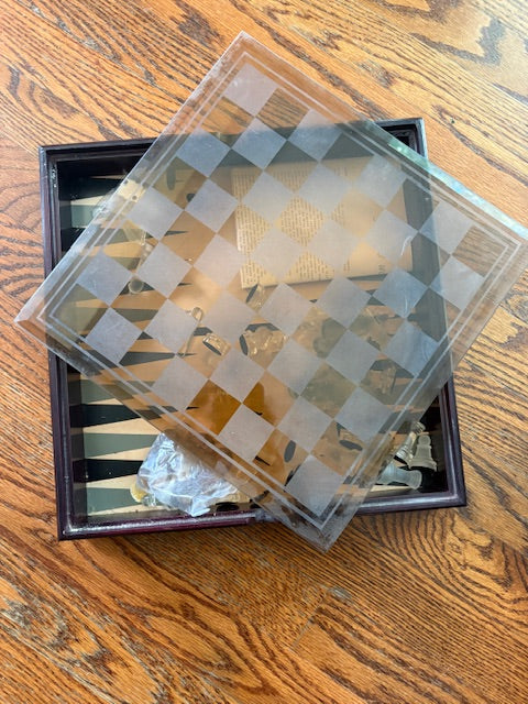 #36 Glass Checkers/chess