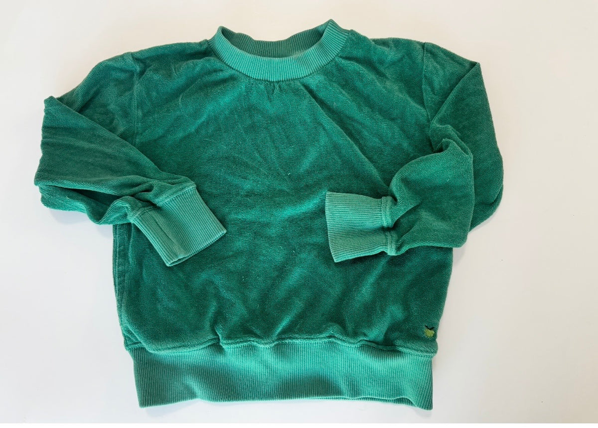 Seller #29 Emile & Ida 4 Boys Green Terry Cloth Sweatshirt