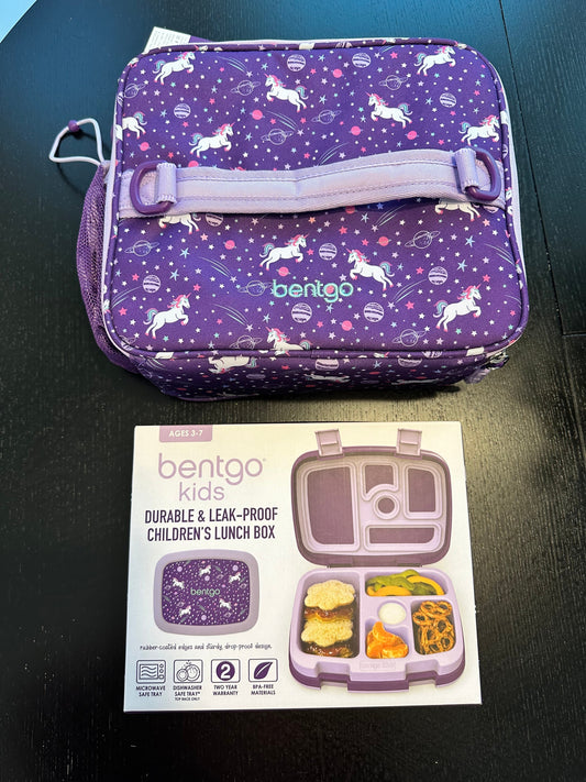 #169 Girl's Bento Lunch Box & Bento Box- NWT
