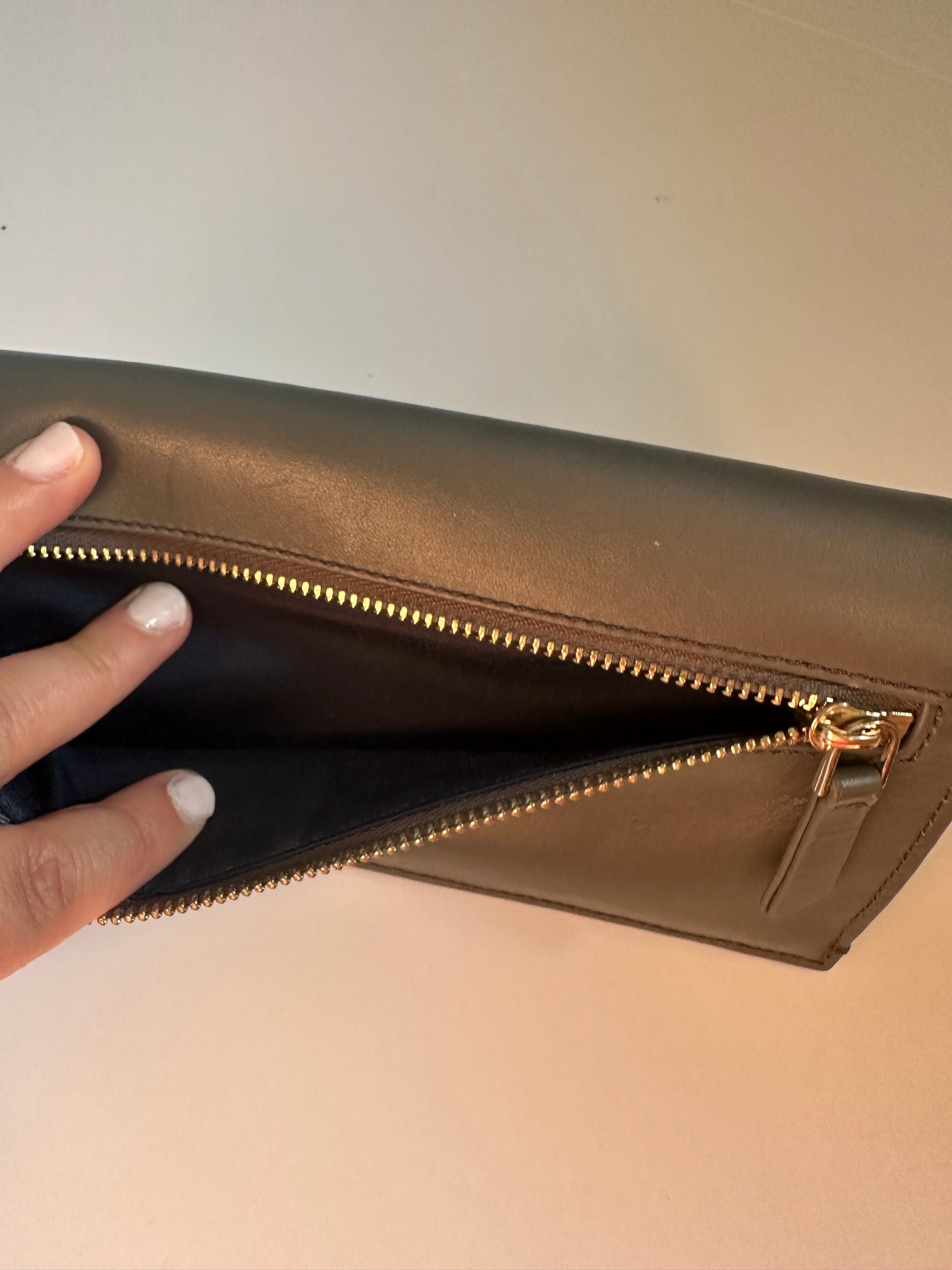 #162 Cole Haan gray wallet