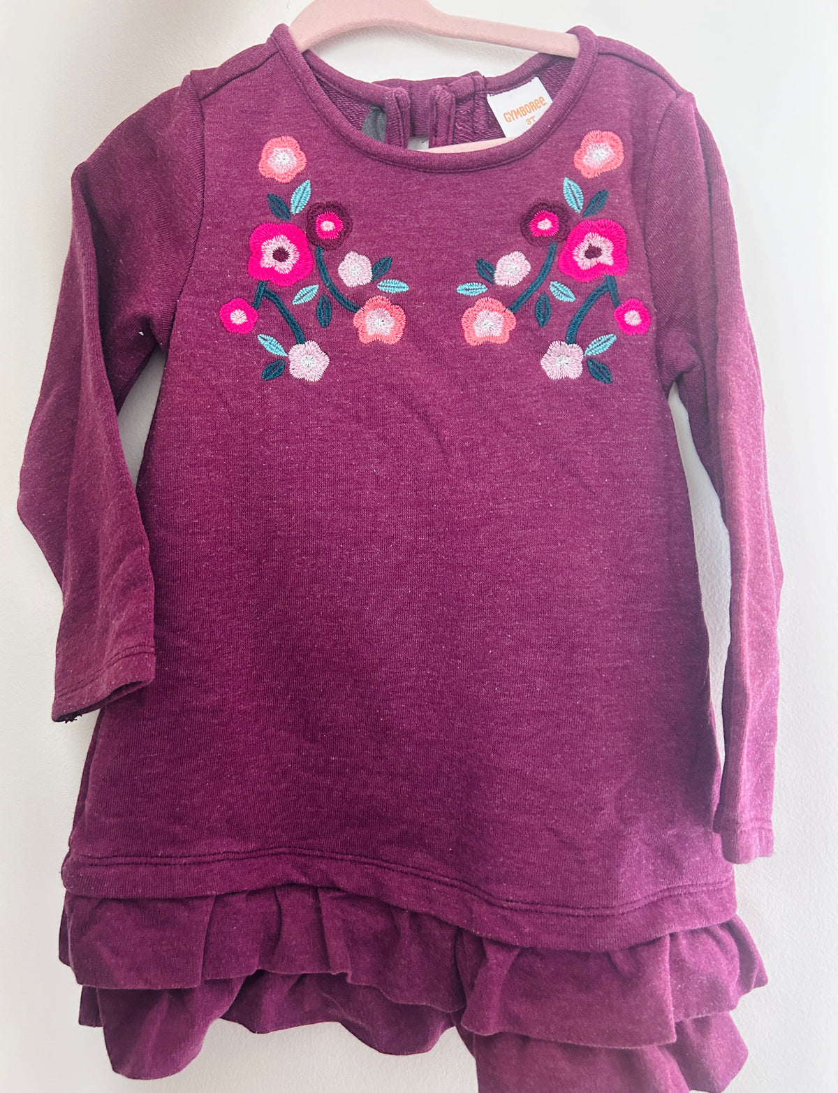 #15 Gymboree 3t Floral Sweater Dress