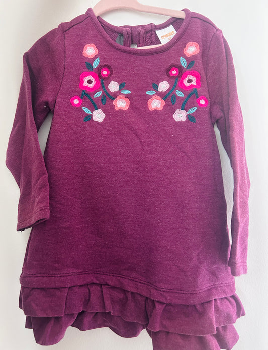 #15 Gymboree 3t Floral Sweater Dress