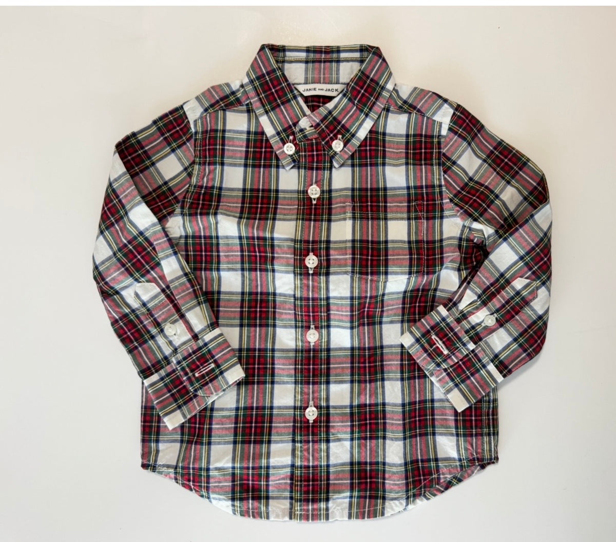 Seller #29 Janie and Jack 12-18 Months Boys Plaid Shirt