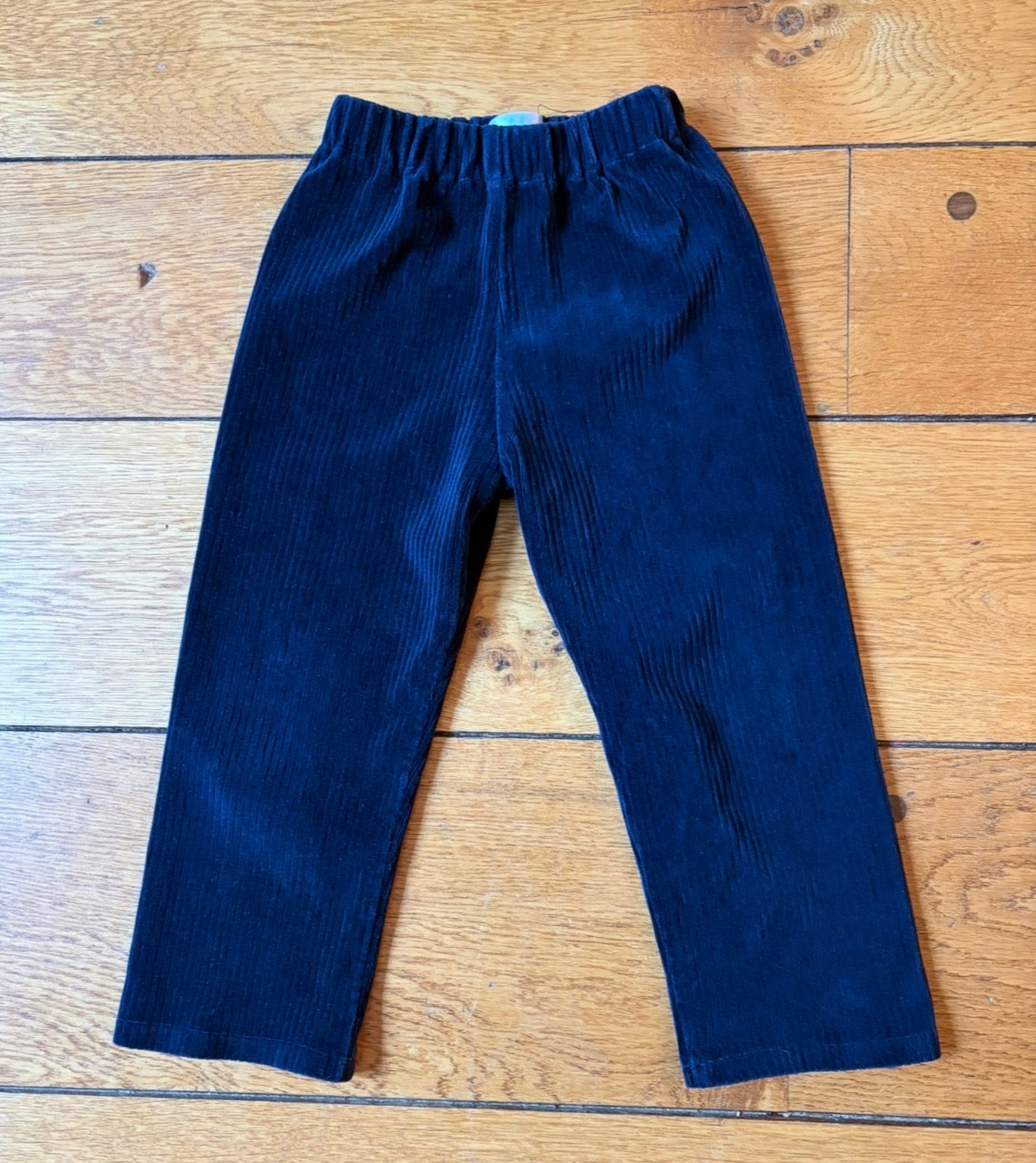 #22 navy corduroy like stretchy pants 3t