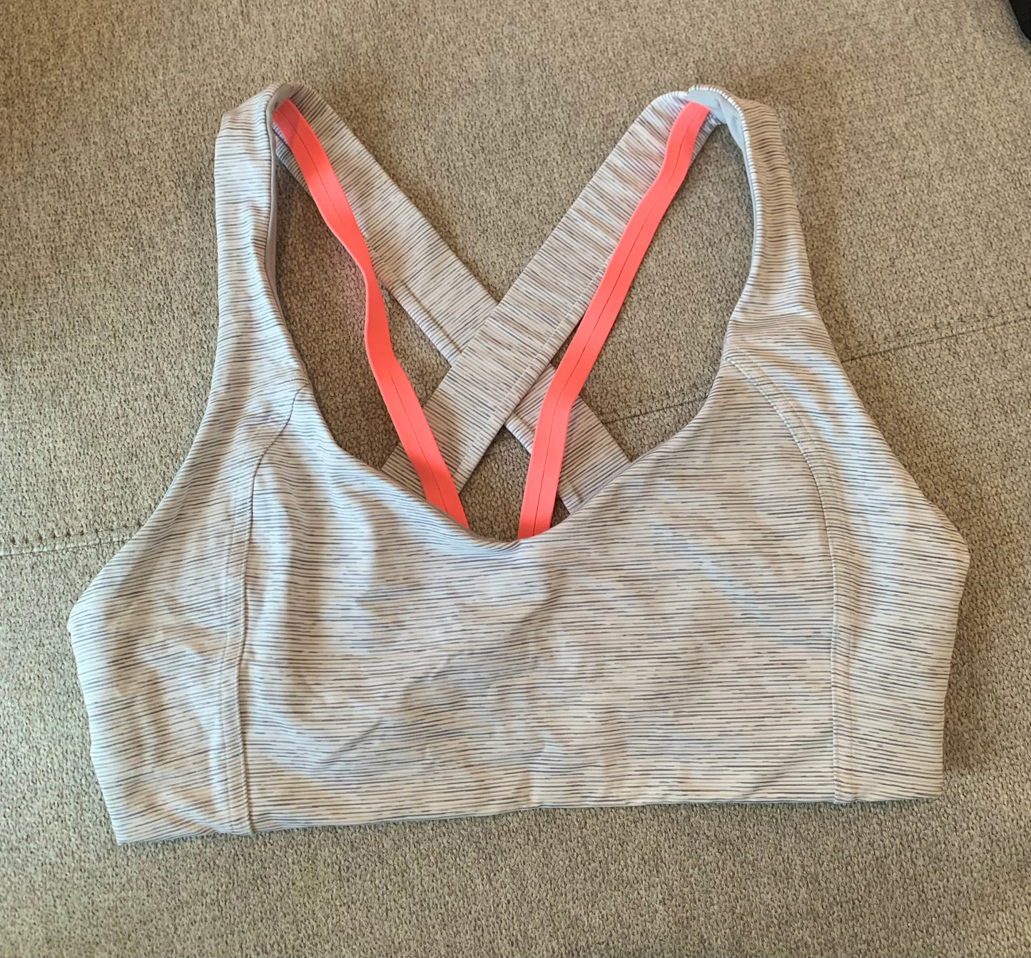 lululemon sweat times sports bra - size 10