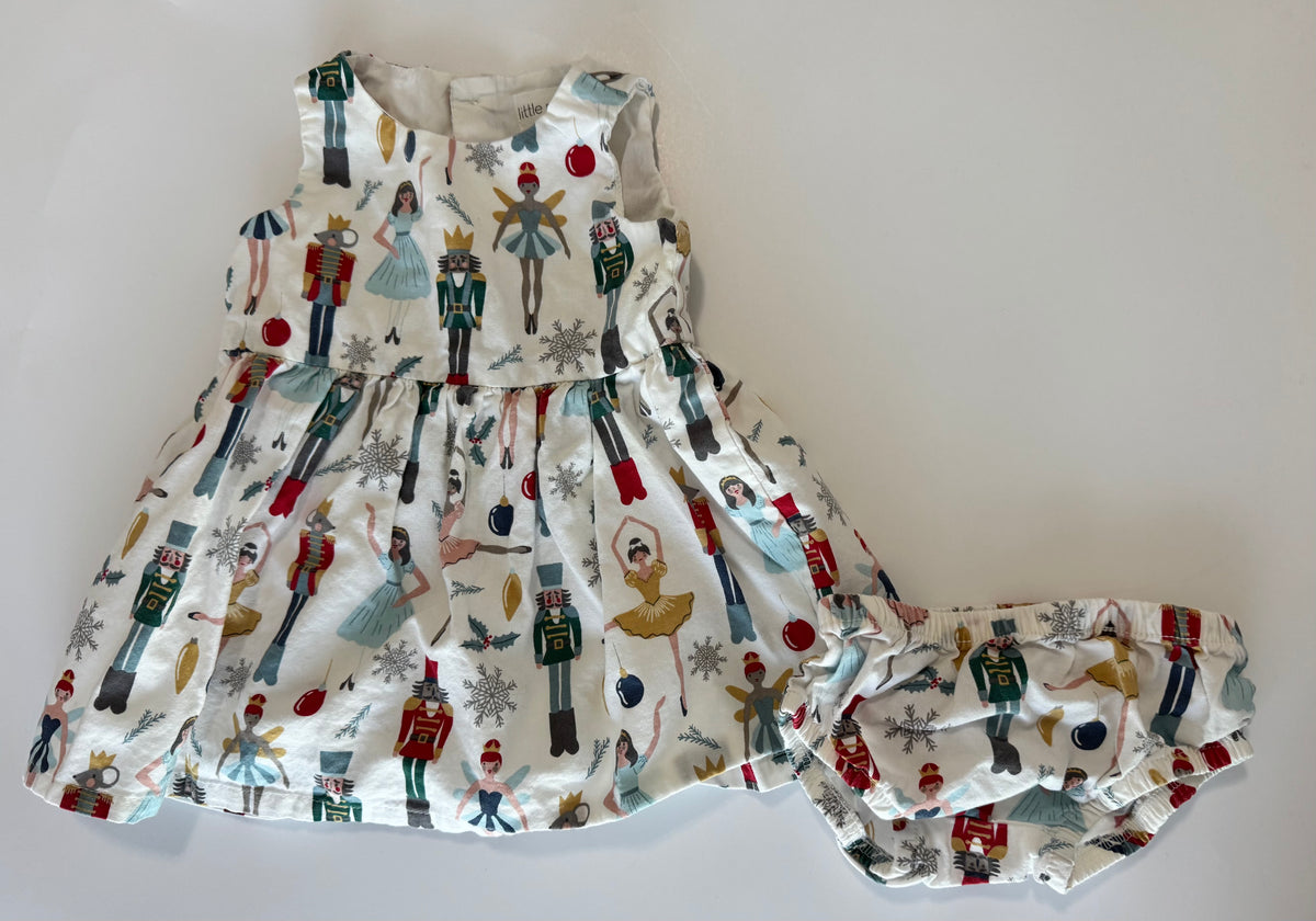 Seller #29 Little Planet 6 Months Girls Nutcracker Holiday Dress and Bloomers