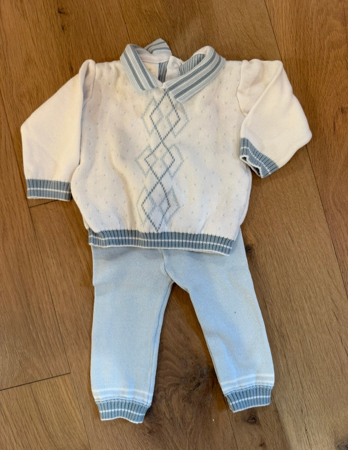 #21 • Boys • Boutique Brand • 6 months (fits more like 3 months IMO) • EUC (worn once)