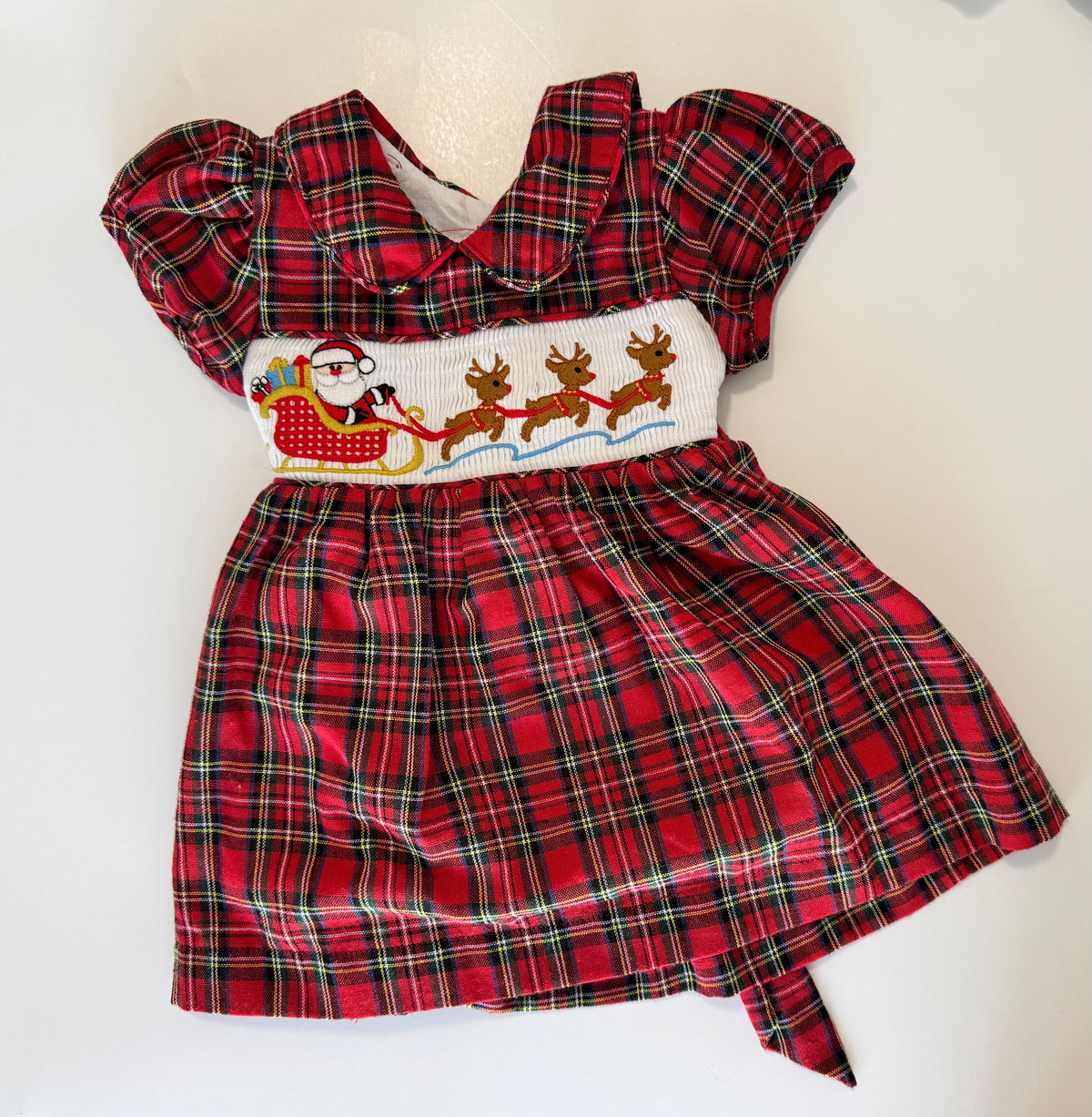 Seller #29 Lil Cactus 3-6 Months Girls Plaid Smocked Dress