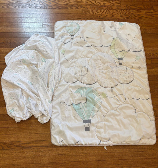 #58 Sammy & Lou Starry Dreams Crib Quilt and Sheet