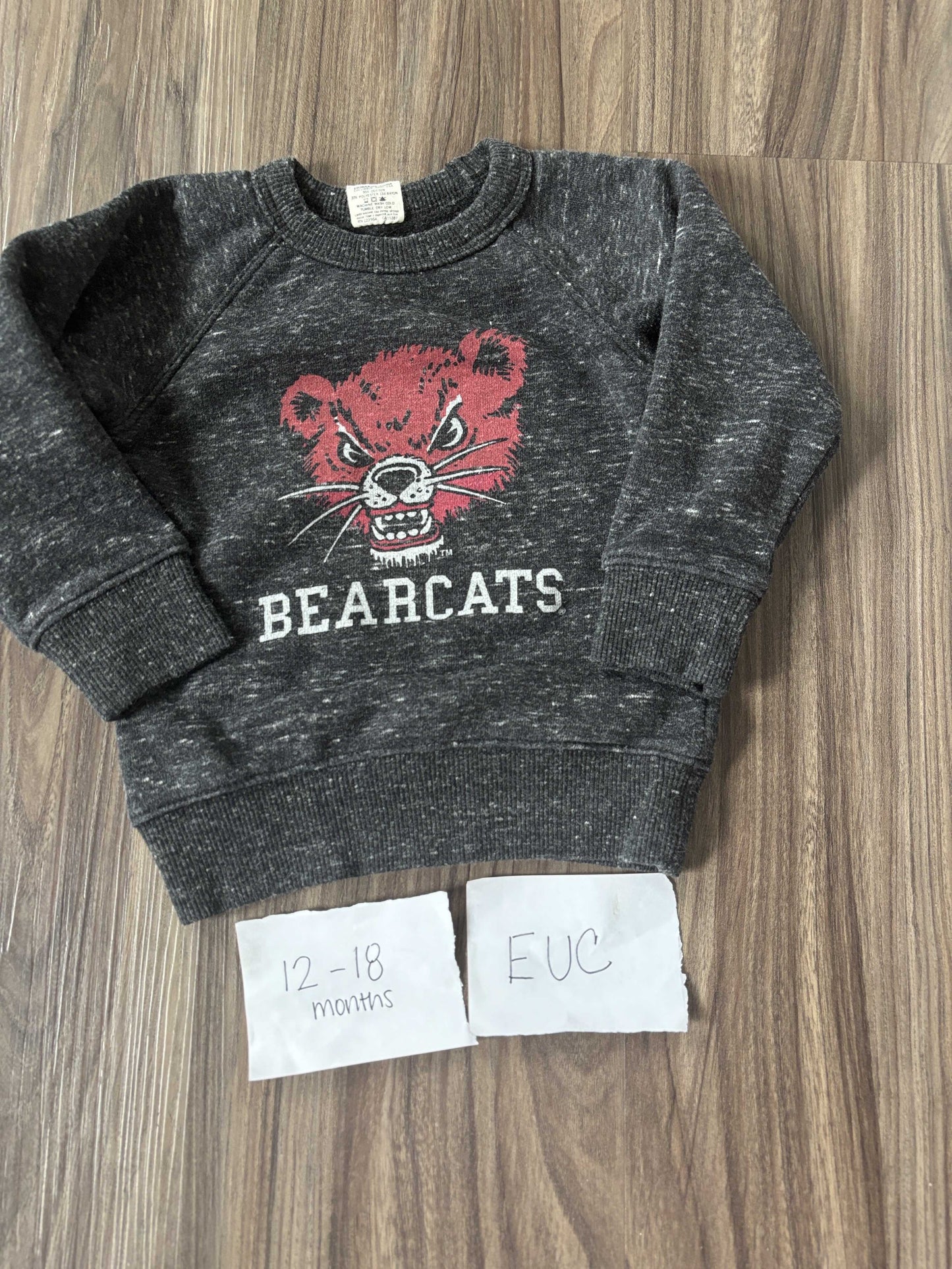 #138 - 12-18 Mo - EUC Homage - UC Bearcats Sweatshirt (2 of 2) - PU 45236