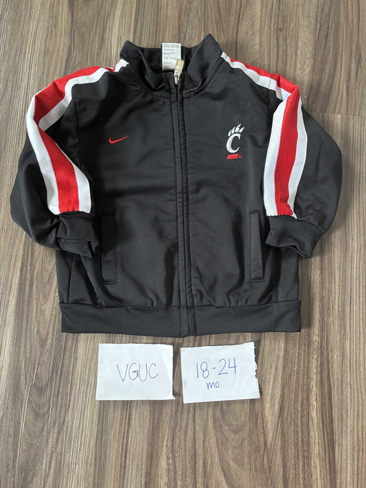 #138 - 18-24 Mo - VGUC Cincinnati Bearcats Nike Jacket - PU 45236