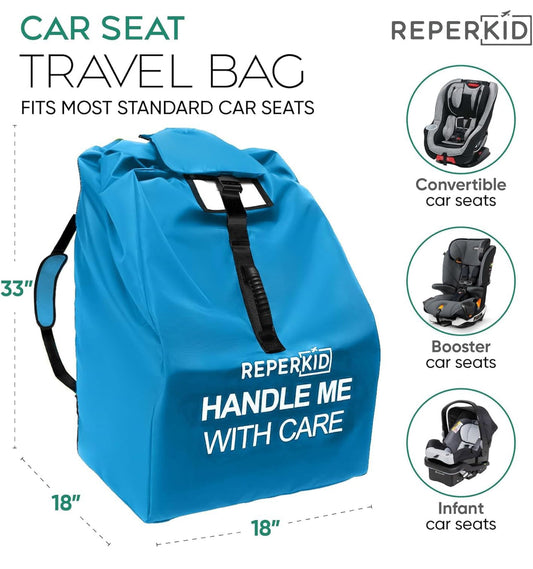 #152 car seat travel bag - EUC