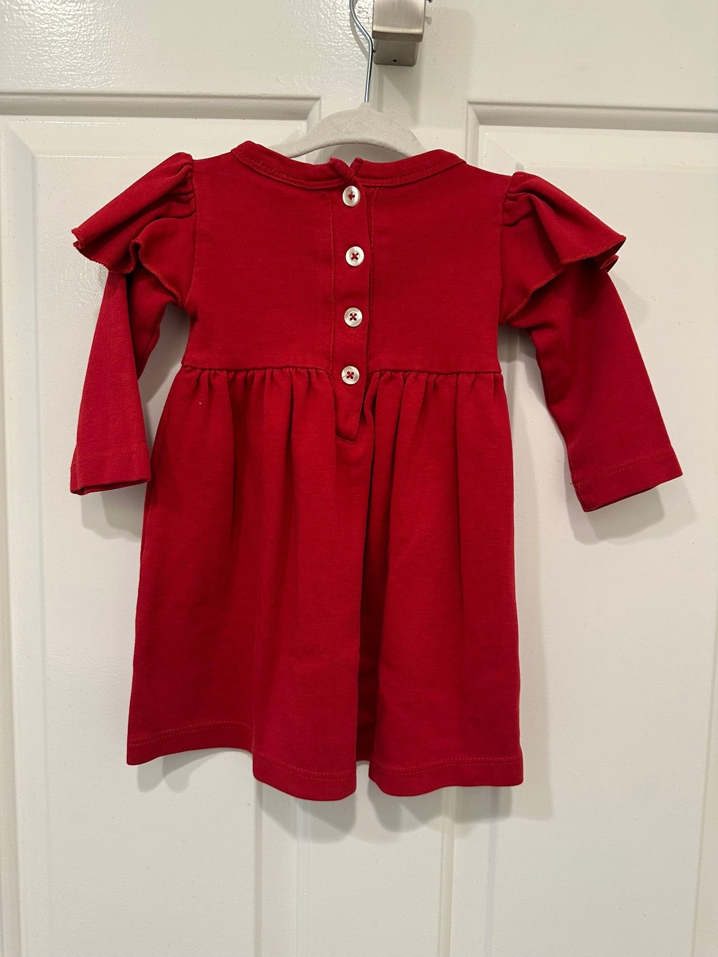 #85 REDUCED Kate Quinn Long Sleeve flutter dress, toddler girl 12-18m