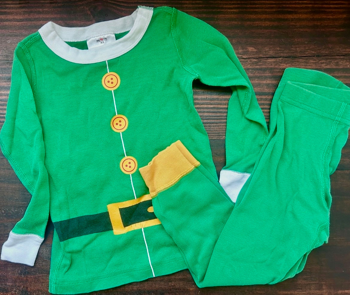 #15 Hanna Andersson 3t Elf Pajamas