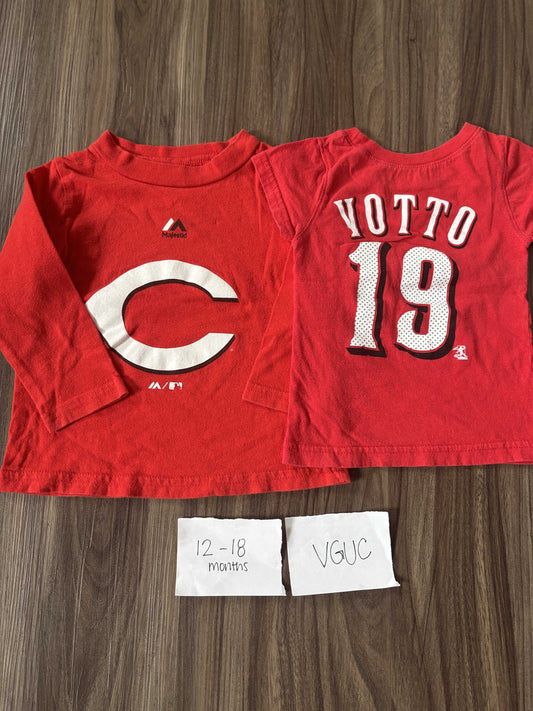 #138 - 12-18 Mo Reds Shirts (2 pack)