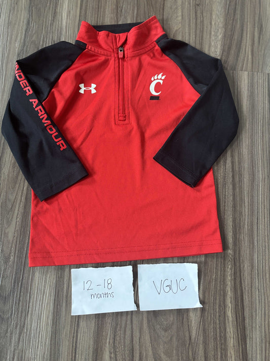 #138 - 12-18 Mo - VGUC Under Armour UC Bearcats Pullover