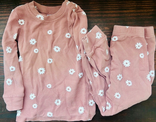 #15 Mebie Baby 2t Floral Neutral Matching Set