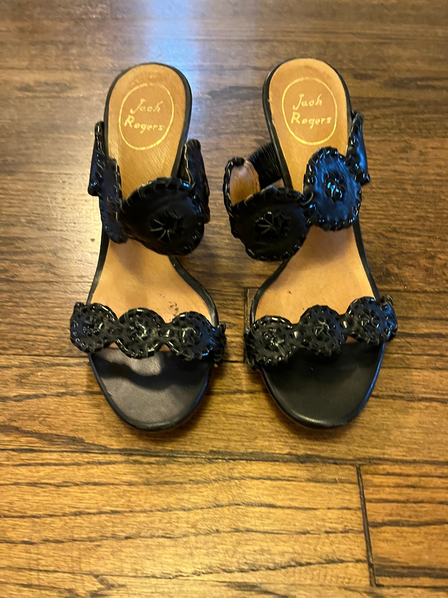 #7 Jack Rogers 7m Wedge Sandals Black